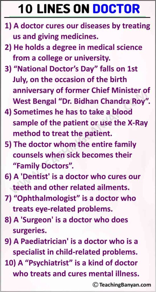 10-lines-on-doctor-teachingbanyan