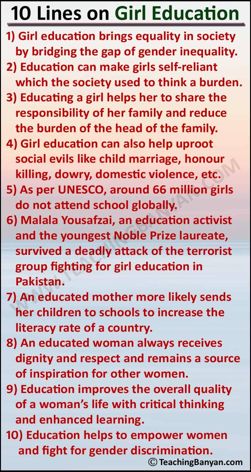 essay on importance of girl child education