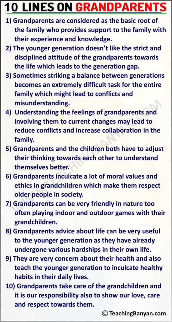 essay on grandparents for class 4