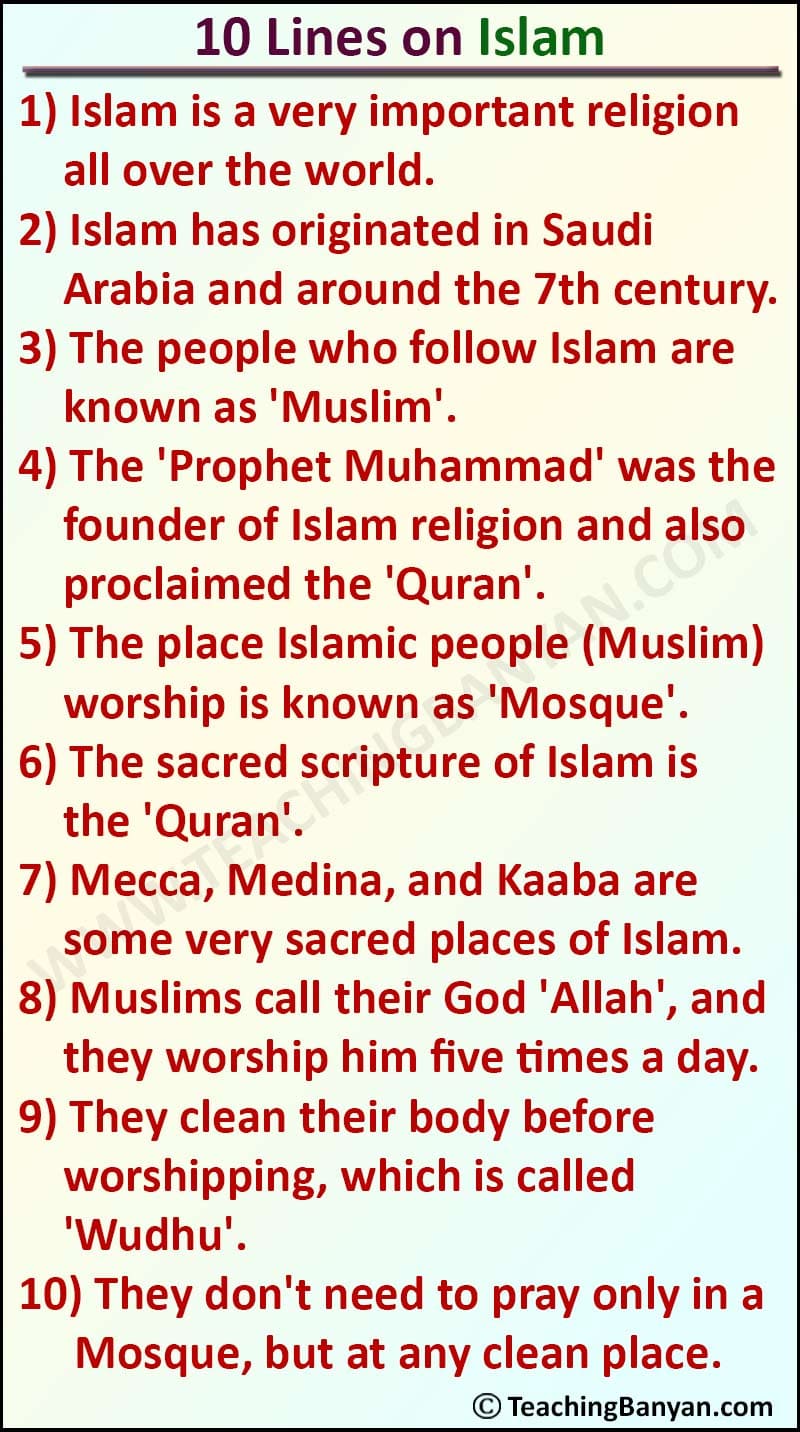 essay on the islam religion