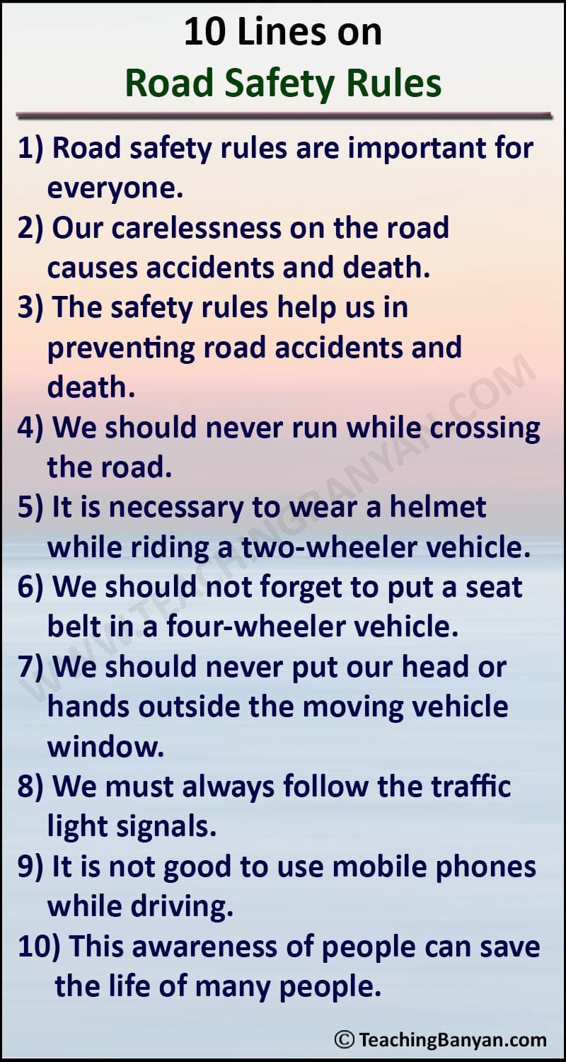 Safety Rules On Road Safety Rules At School Safety Ru Vrogue co