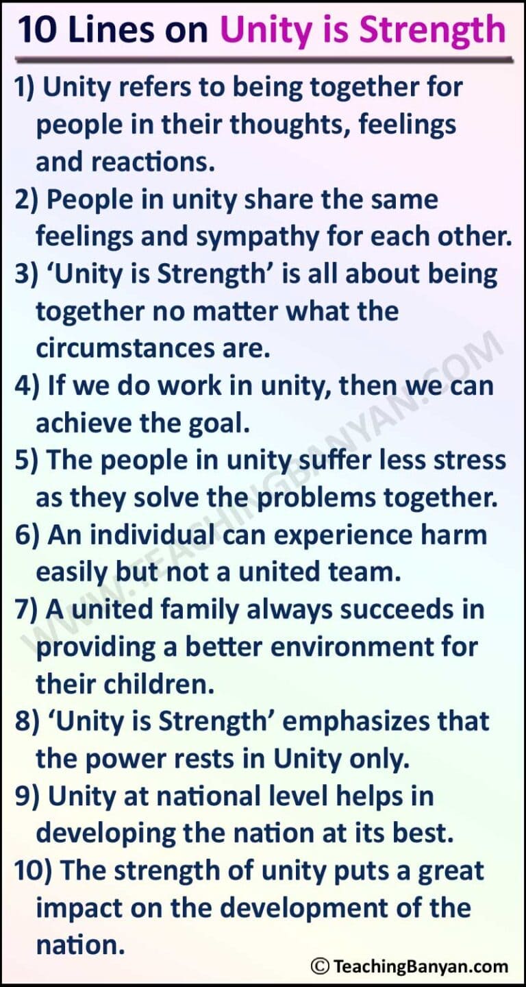 unity in strength essay