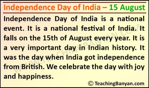 77th Independence Day Of India 15 August 2023